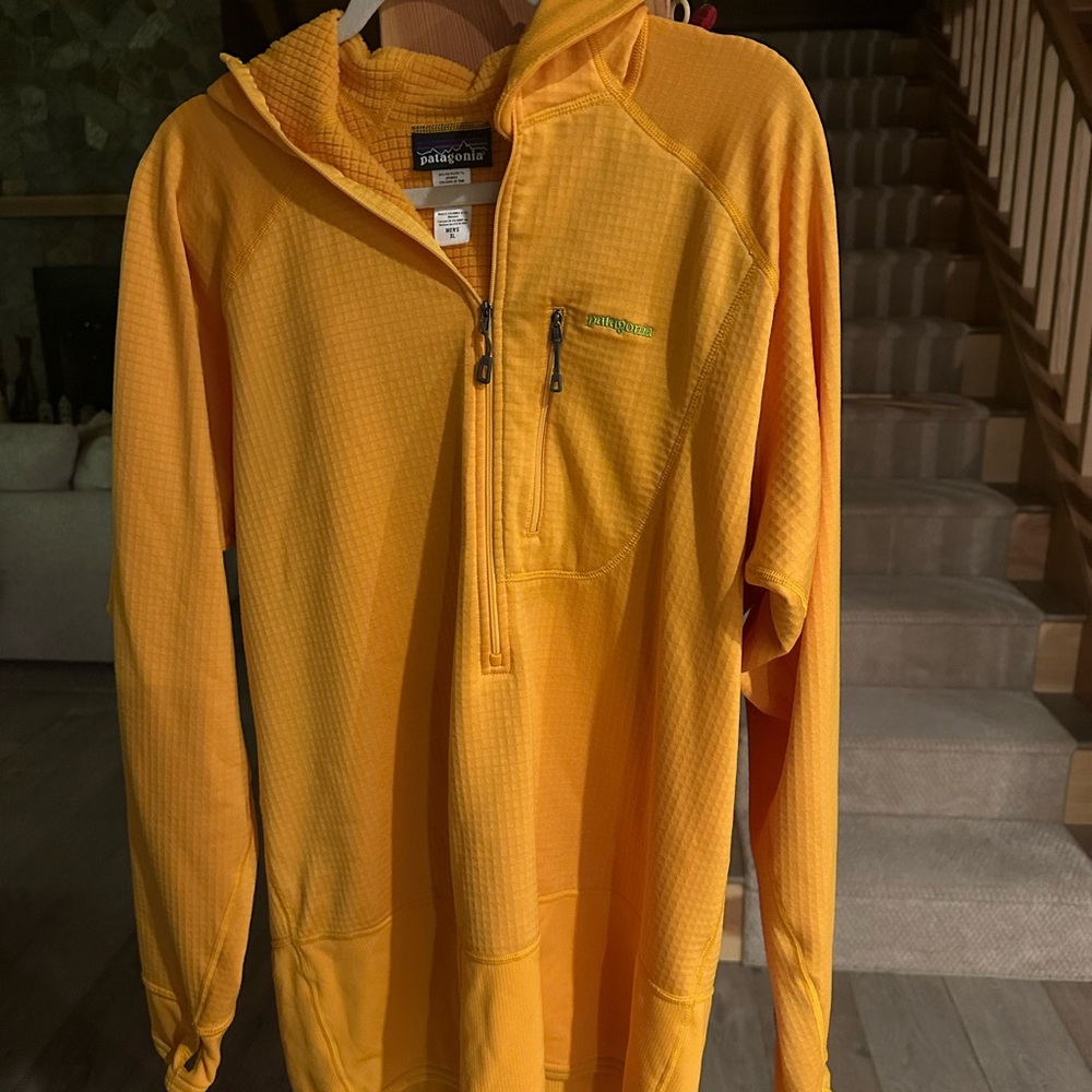 Patagonia Men's Orange R1 Hoody